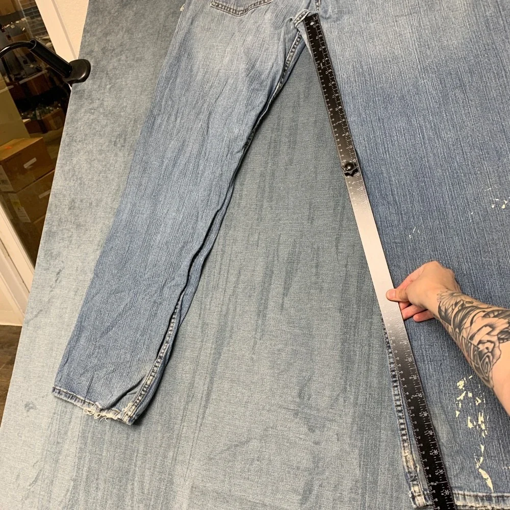 Denizen From Levi's 285 Straight Jeans Men 38x34 Blue Denim Relaxed Fit 5 Pocket